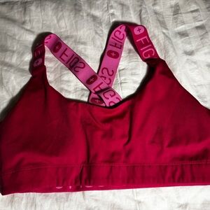 FIGS pink Sports Bra